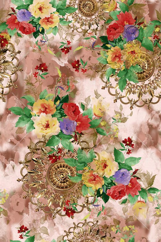 大牌风印花华亿平台图片