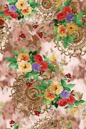 大牌风印花华亿平台图片