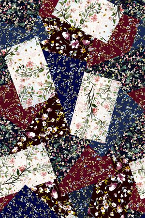 小碎花印花华亿平台图片