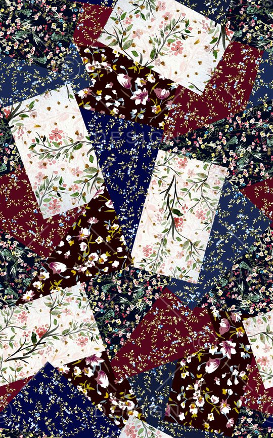 小碎花印花华亿平台图片