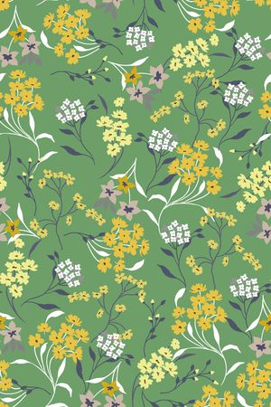 小碎花印花华亿平台图片