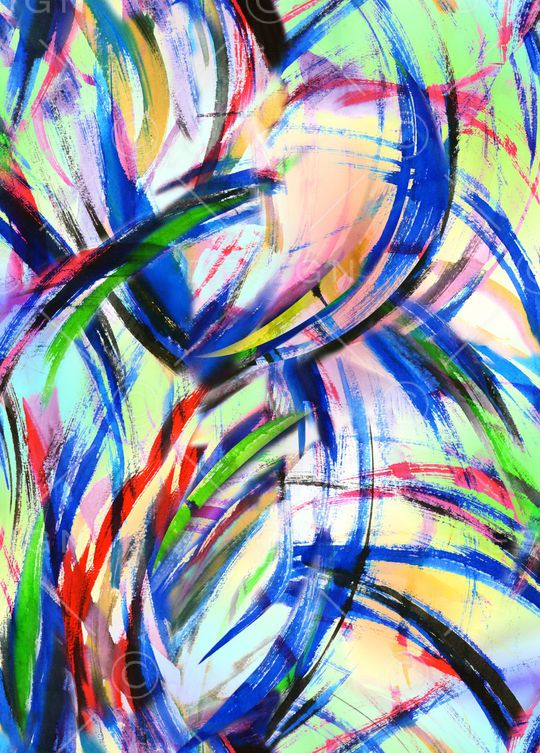 笔触印花华亿平台图片