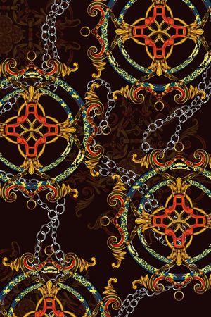 复古印花华亿平台图片