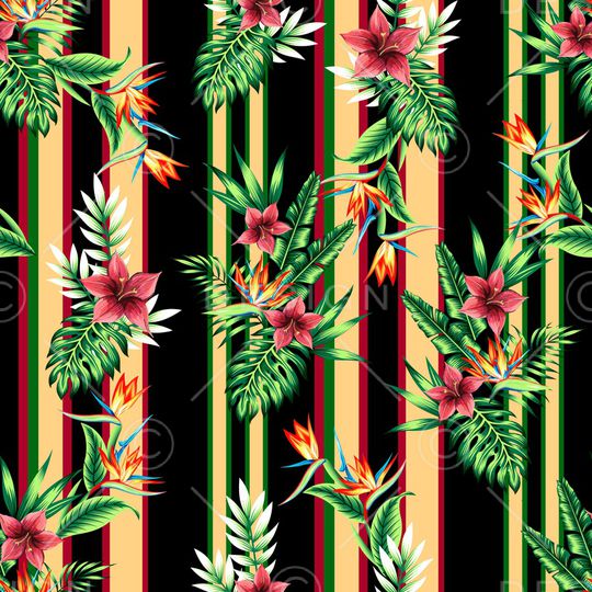 植物印花华亿平台图片