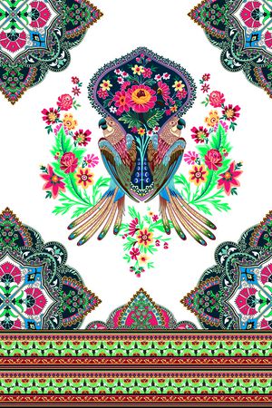 小碎花印花华亿平台图片