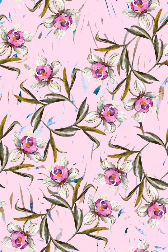 绿植树叶印花华亿平台图片