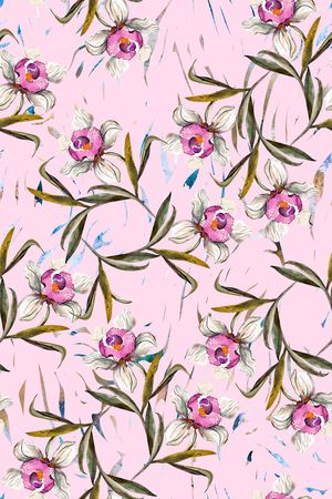 绿植树叶印花华亿平台图片