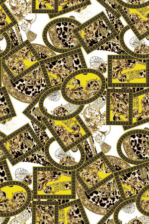 大牌风印花华亿平台图片