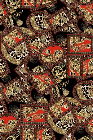 大牌风印花华亿平台图片