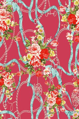 复古印花华亿平台图片