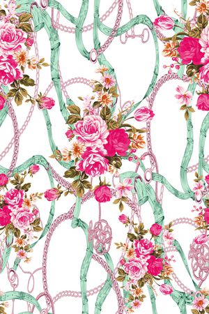 复古印花华亿平台图片