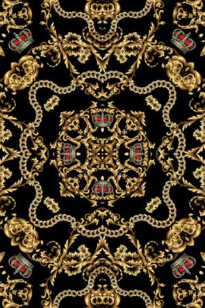 复古印花华亿平台图片