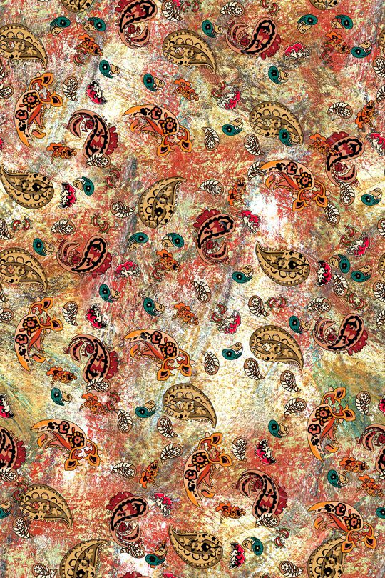 复古印花华亿平台图片