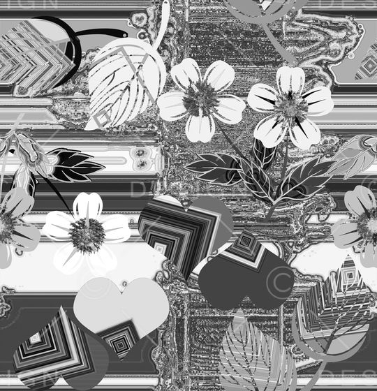 绿植树叶印花华亿平台图片