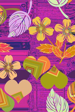 绿植树叶印花华亿平台图片