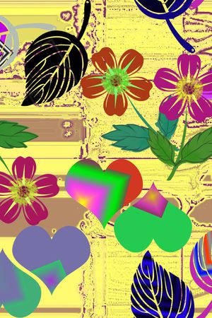 绿植树叶印花华亿平台图片