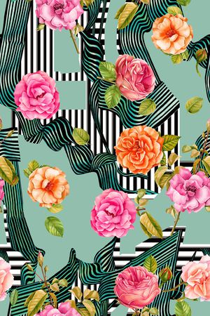 大牌风印花华亿平台图片