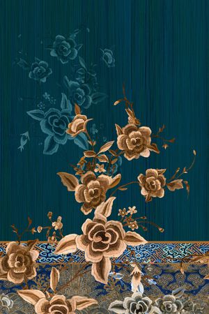 大牌风印花华亿平台图片