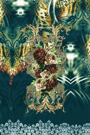 定位花印花华亿平台图片