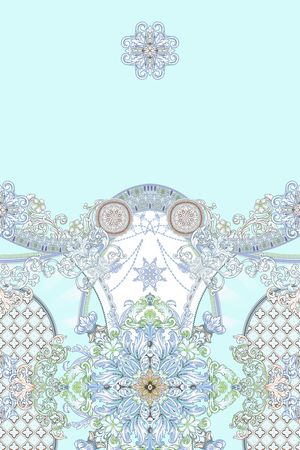 复古印花华亿平台图片