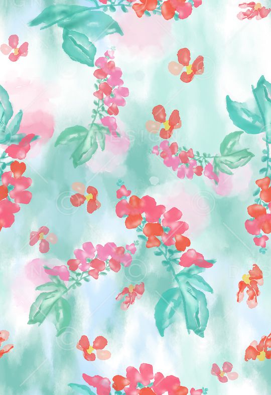 水彩印花华亿平台图片