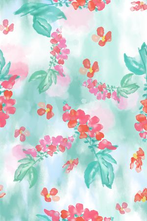 水彩印花华亿平台图片