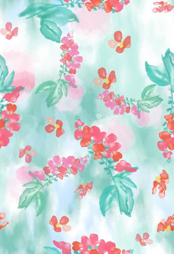 水彩印花华亿平台图片