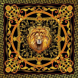 丝巾定位花印花华亿平台图片