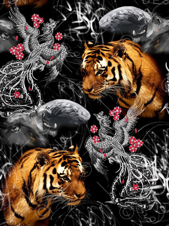 老虎印花华亿平台图片