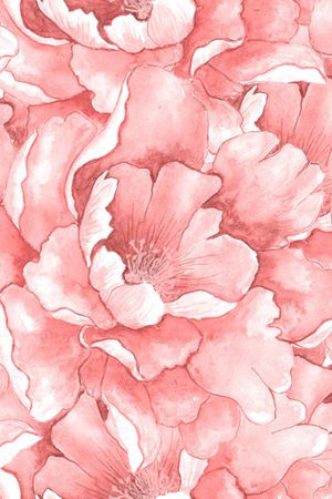 大花卉印花华亿平台图片