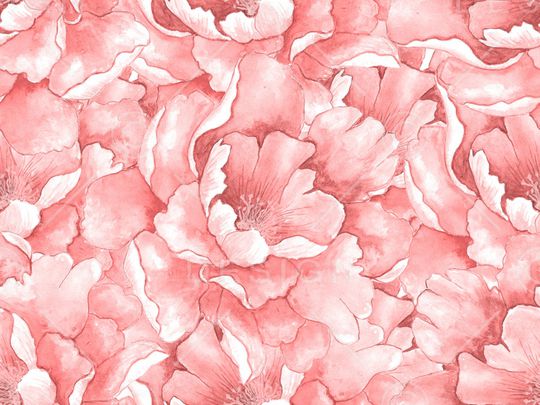 大花卉印花华亿平台图片