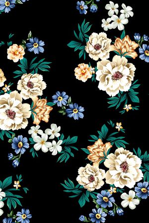 复古印花华亿平台图片