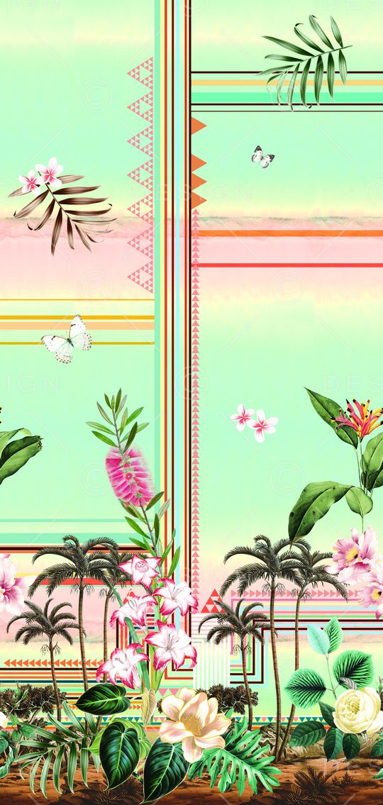 复古印花华亿平台图片