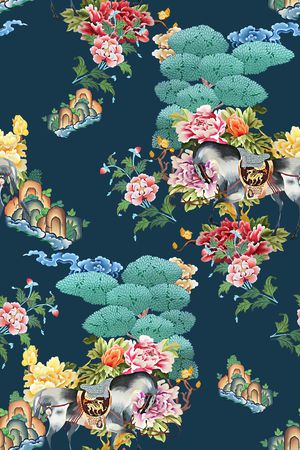 大牌风印花华亿平台图片