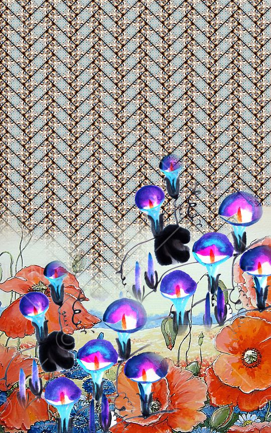 复古印花华亿平台图片