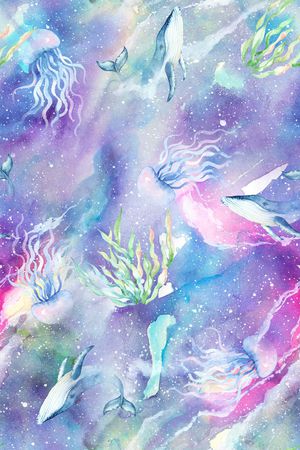 水彩印花华亿平台图片