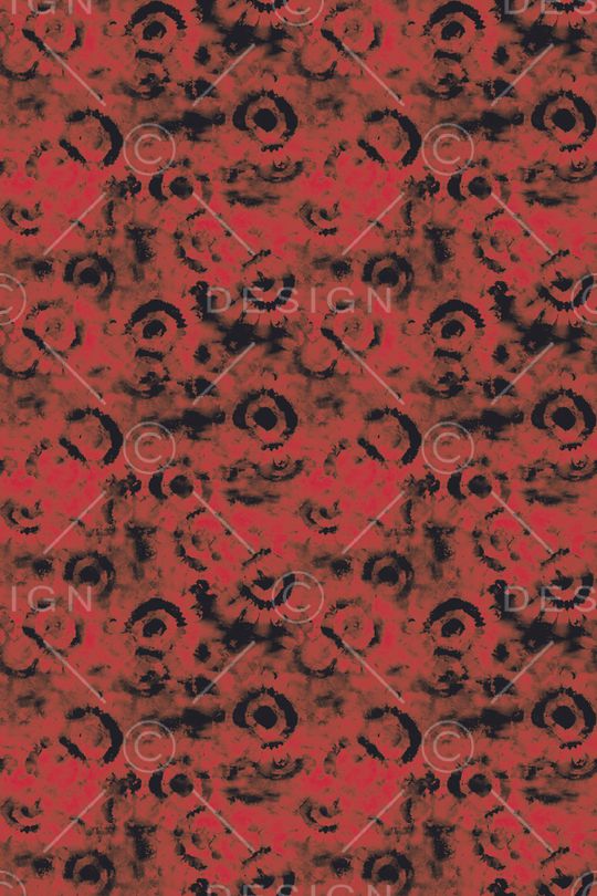 圆圈与波点印花华亿平台图片