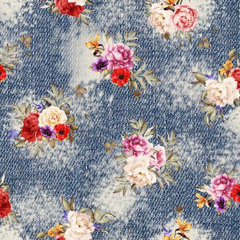 牛仔印花华亿平台图片