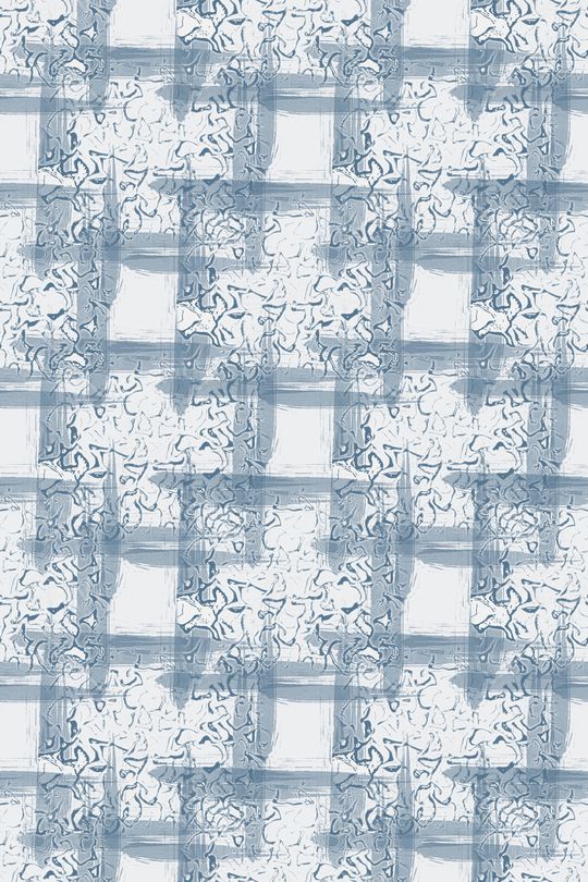 格子混搭印花华亿平台图片