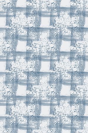 格子混搭印花华亿平台图片