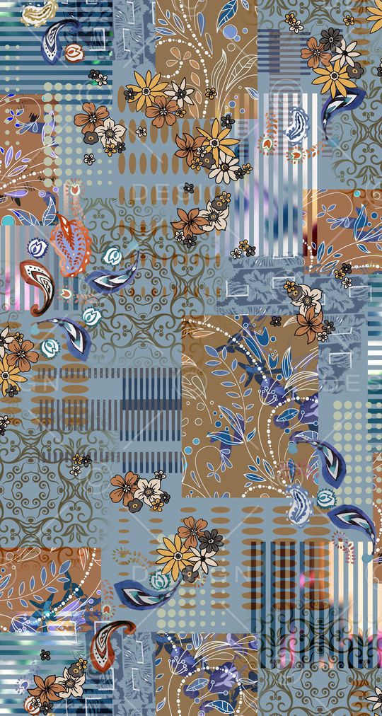 复古印花华亿平台图片