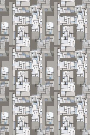 几何印花华亿平台图片