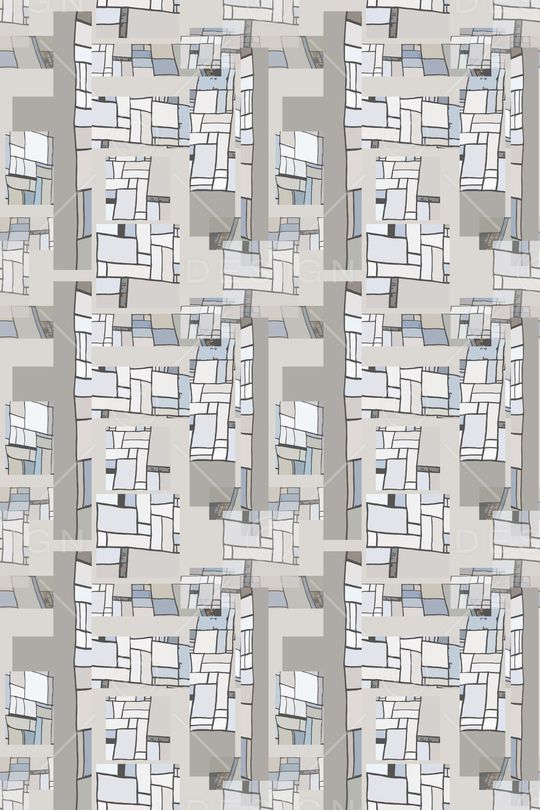 几何印花华亿平台图片