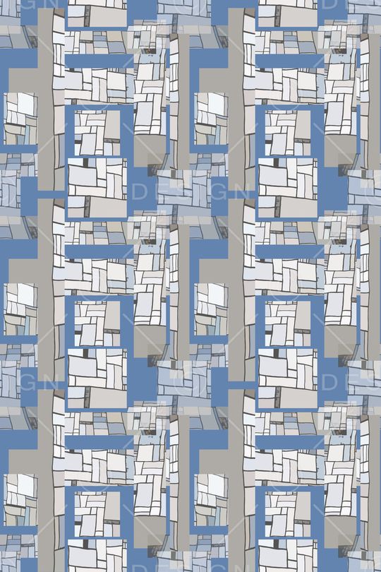 几何印花华亿平台图片