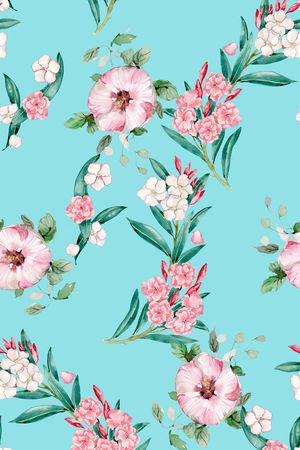 抽象花卉印花华亿平台图片