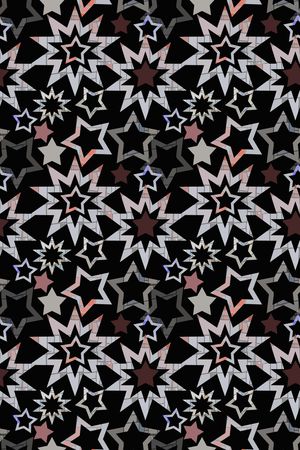 细碎星尘印花华亿平台图片