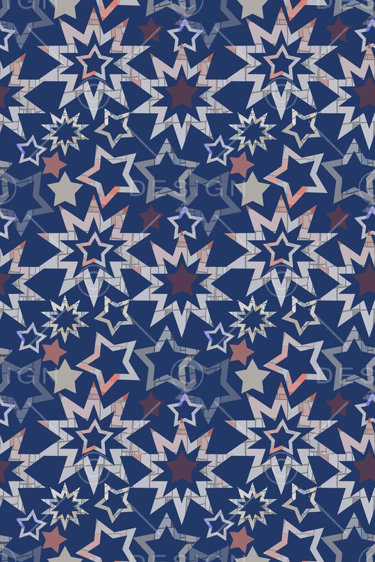 细碎星尘印花华亿平台图片