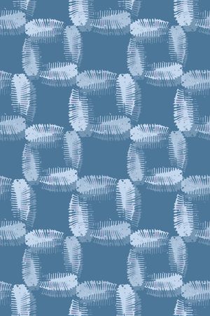 格子图案印花华亿平台图片