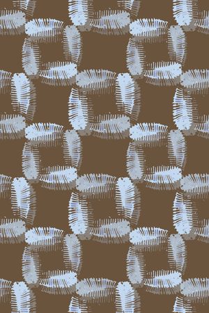 格子图案印花华亿平台图片