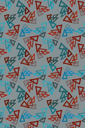 三角形印花华亿平台图片